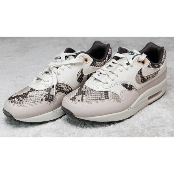 Nike Air Max 1 Snakeskin Light Orewood Brown Sneakers Womens Size 10 HF5338-100 - Picture 14 of 16